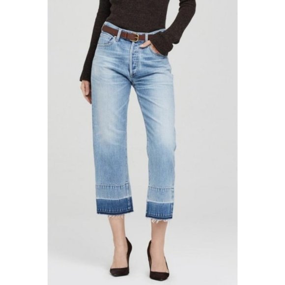 Citizens Of Humanity Denim - CoH Distressed Released Hem Cropped Jeans